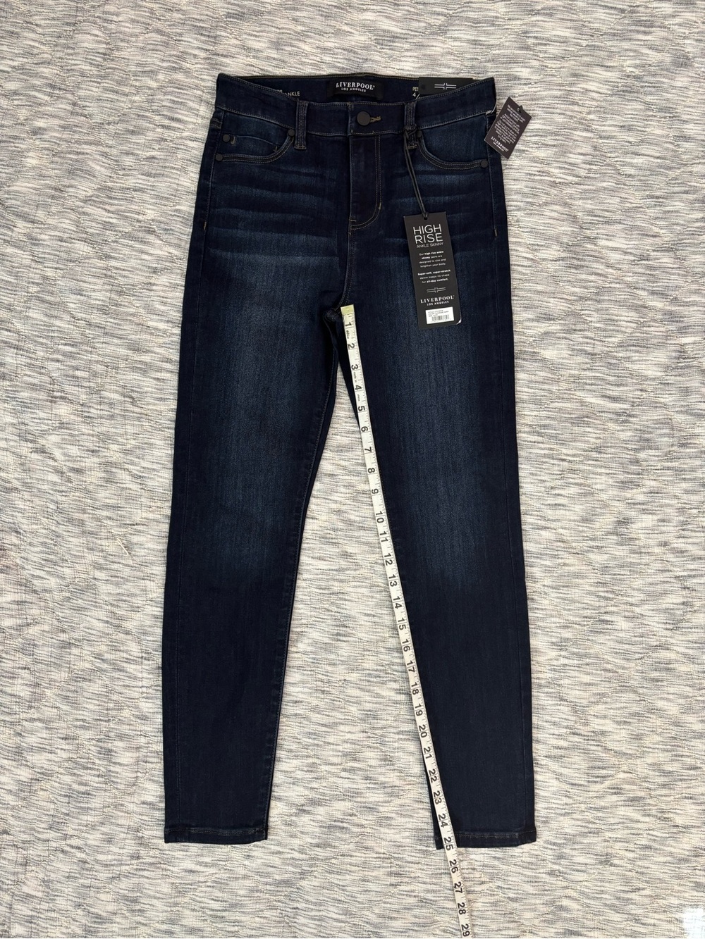 Liverpool High Rise Abby Ankle Skinny Jeans Sz 4/27P NWT | Liverpool Jeans NEW- - Picture 6 of 11